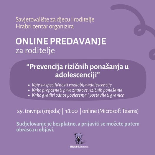 Hrabri telefon_online predavanje za roditelje